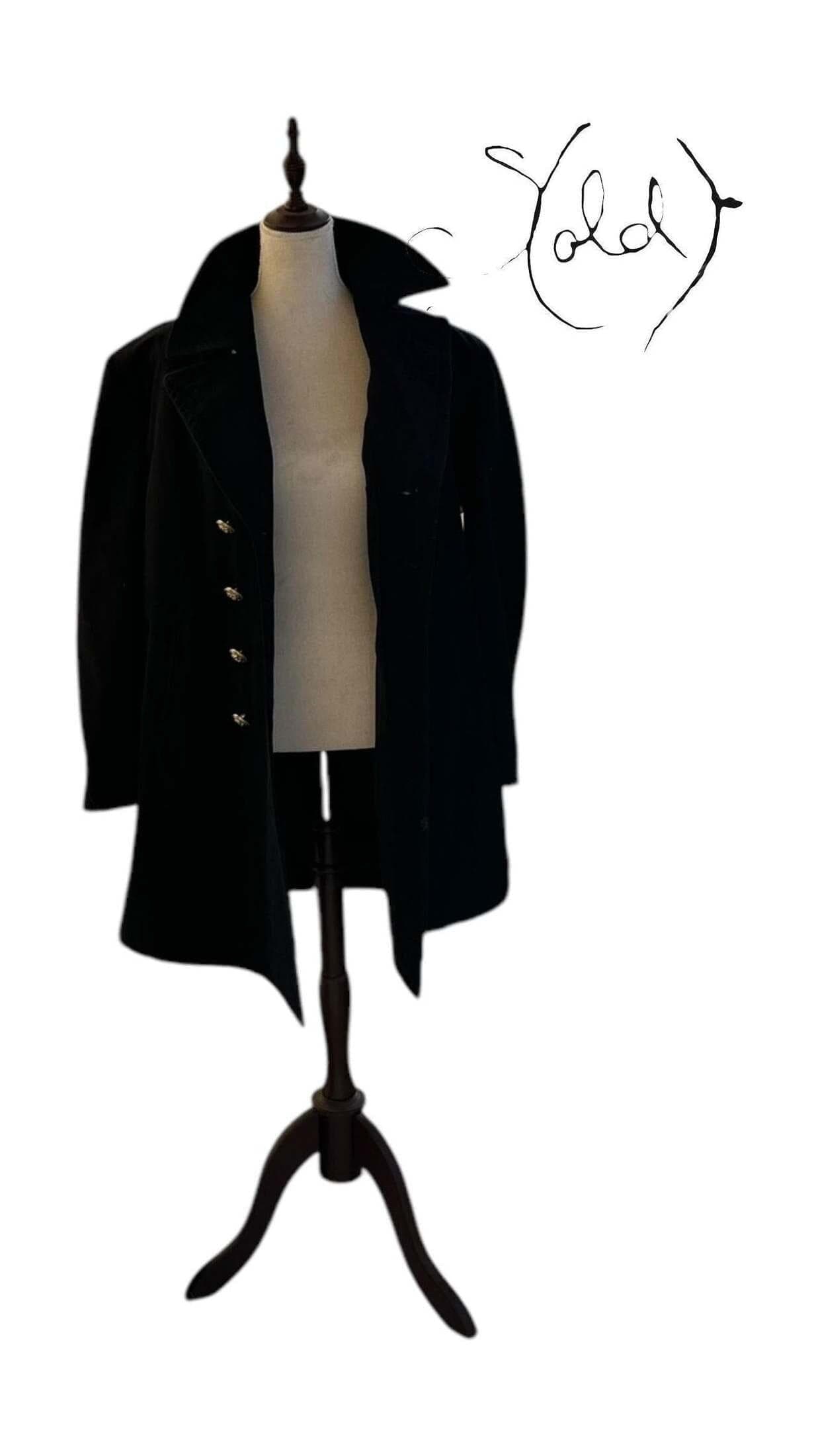1964 German Military Peacoat – Vintage Classic, Back view | Sold Attire