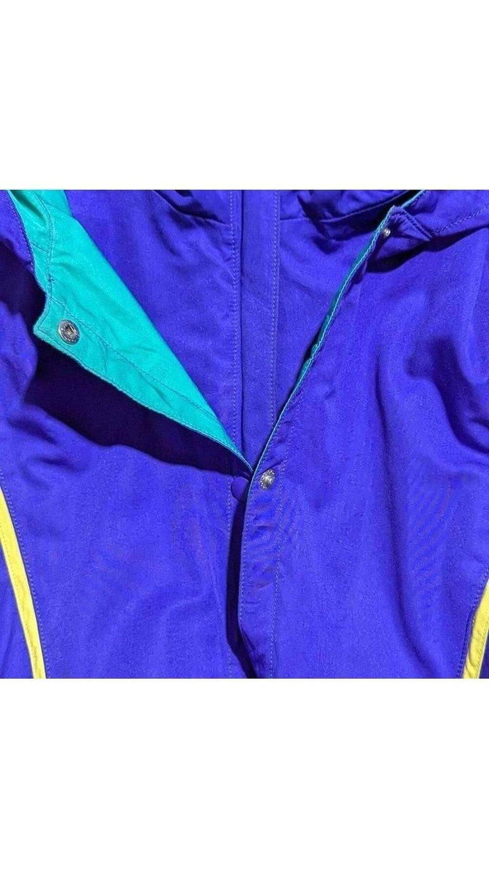 90s French Ski Jacket - Retro Purple Windbreaker, Back view | Sold Attire