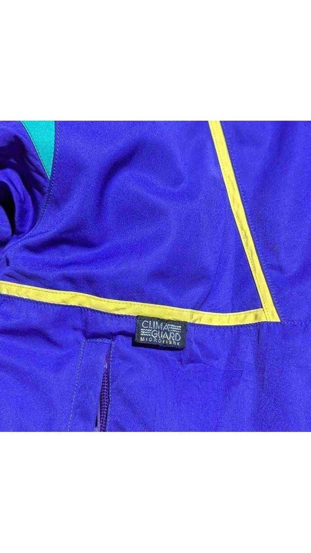 90s French Ski Jacket - Retro Purple Windbreaker, Interior view | Sold Attire