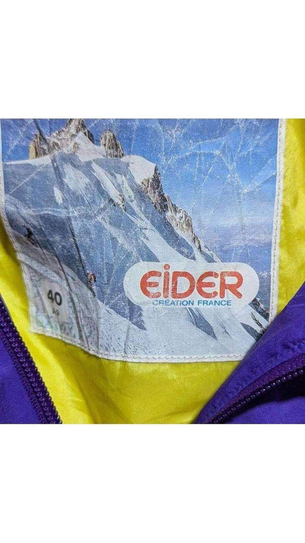 90s French Ski Jacket - Retro Purple Windbreaker, Detail view | Sold Attire