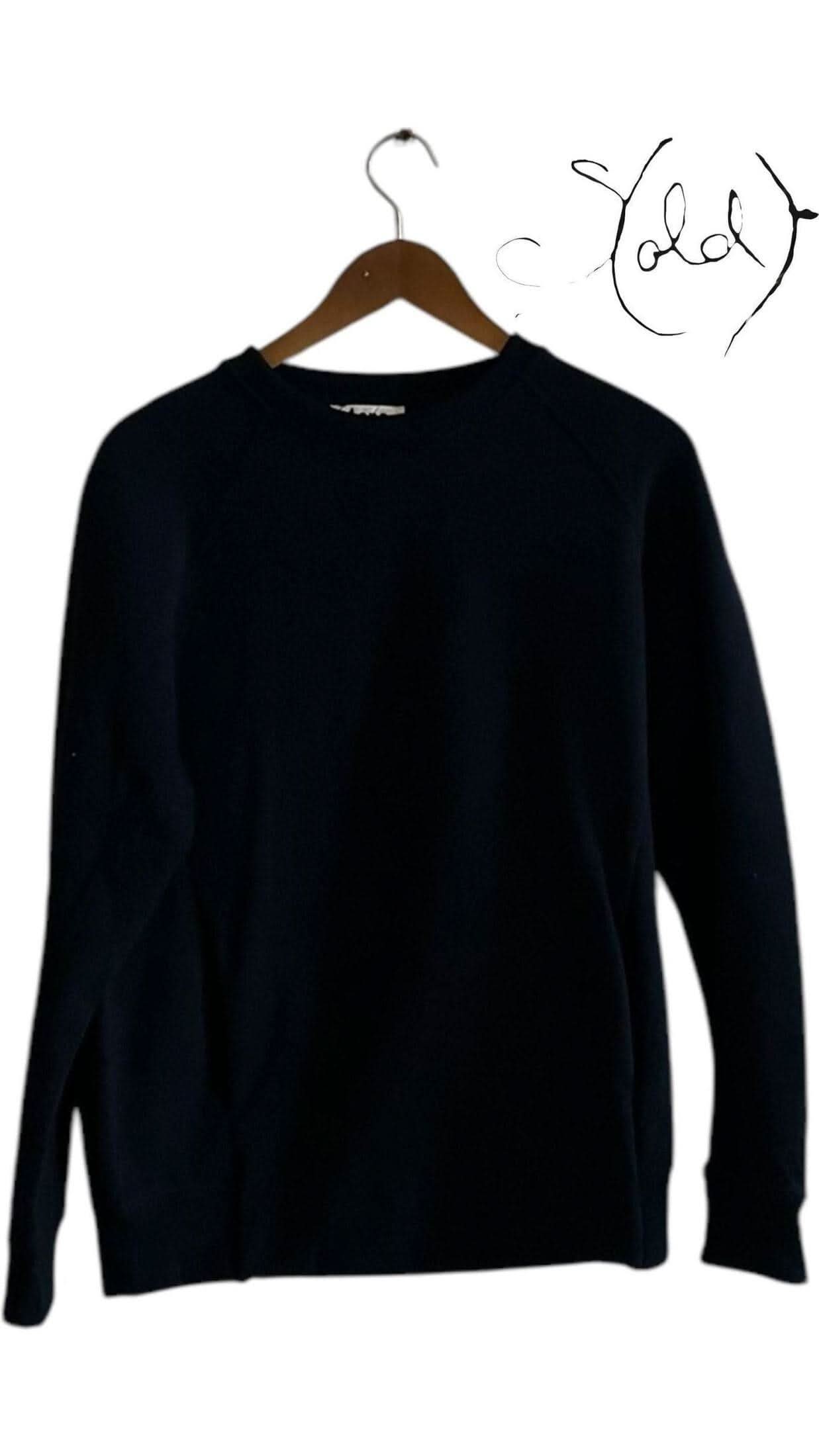 Acne Studios Black Crewneck – Minimalist Vintage