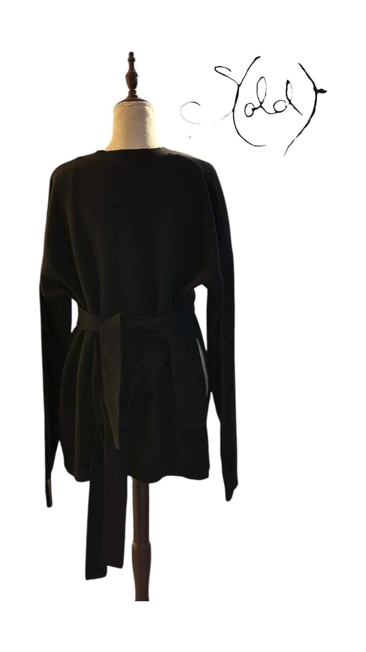 Alexander McQueen Knit Sweater - Sculpted Elegance, Interior view | Sold Attire