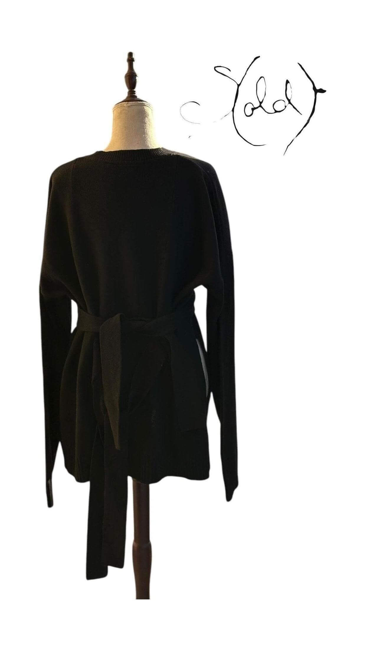 Alexander McQueen Knit Sweater - Sculpted Elegance, Hardware detail | Sold Attire