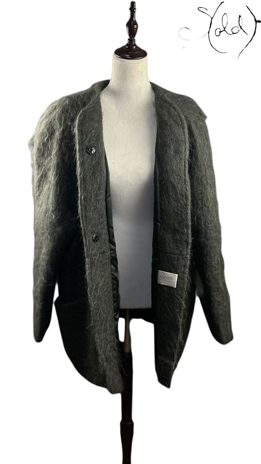 Alexon Made in Great Britain Mohair Wool Coat | Sold Attire - Sold Attire