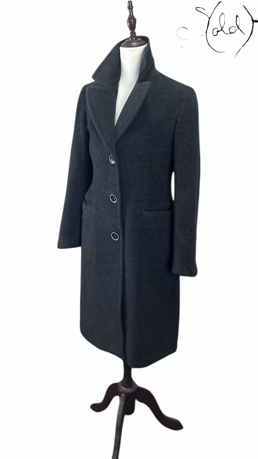 Antonio Fusco Angora Wool Coat – Italian Elegance | Sold Attire
