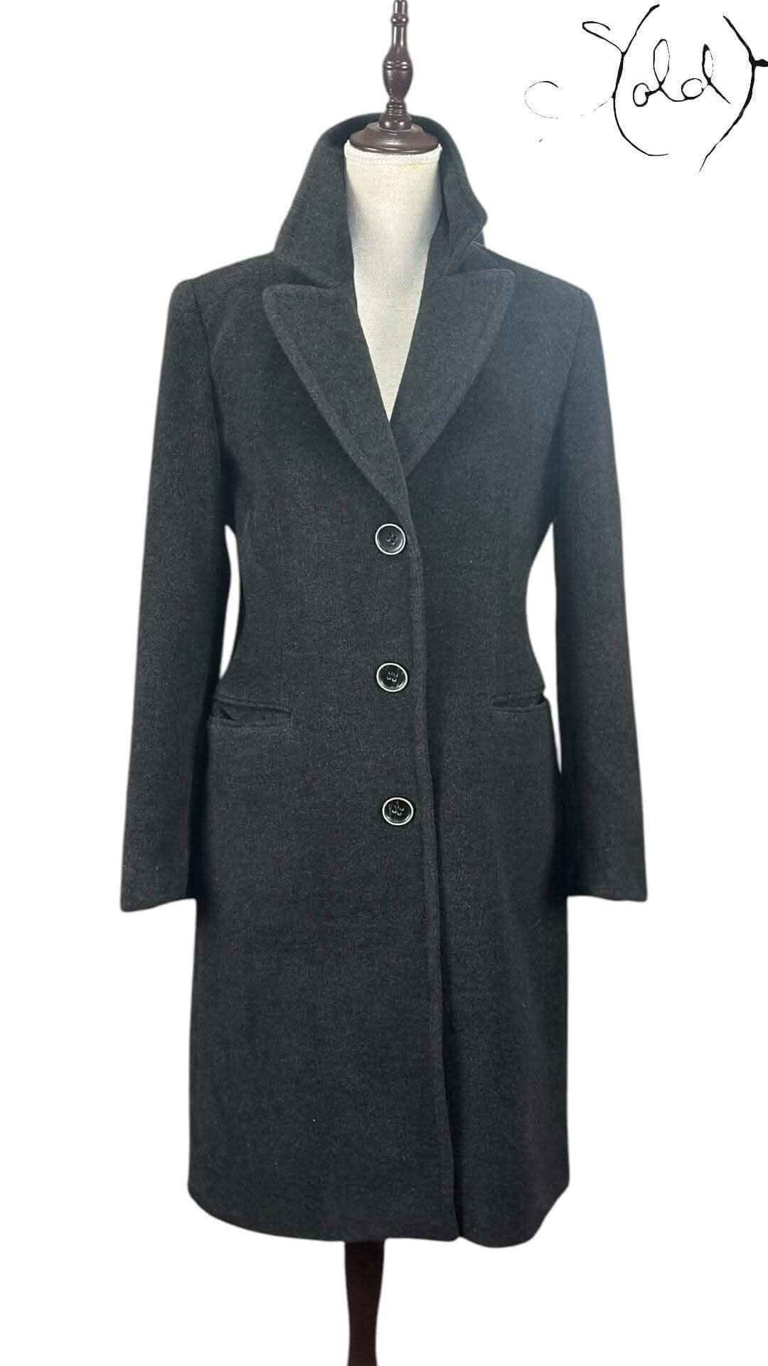 Antonio Fusco Angora Wool Coat – Italian Elegance | Sold Attire