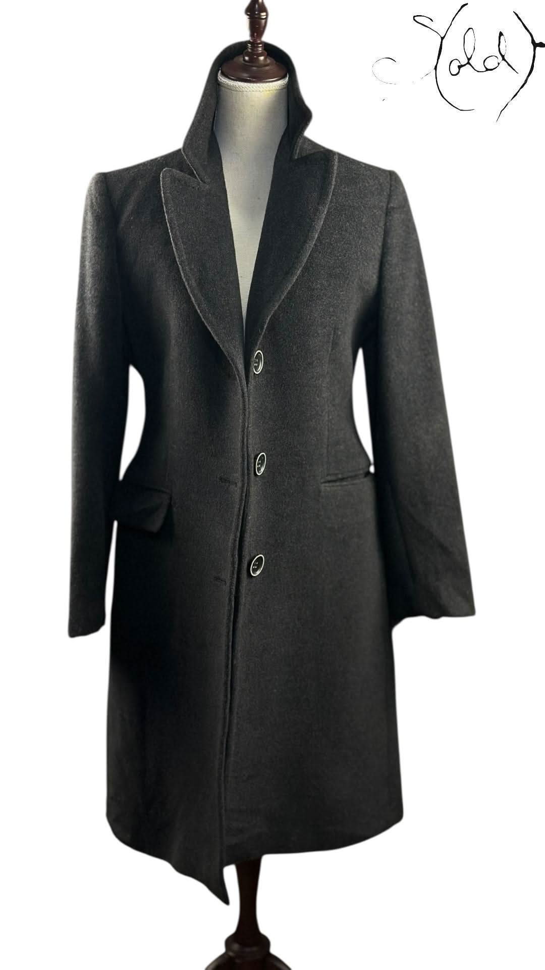Antonio Fusco Dead - Stock Angora Wool Coat | Sold Attire - Sold Attire