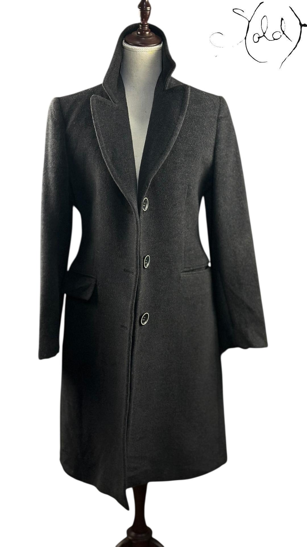 Antonio Fusco Dead-Stock Angora Wool Coat — Authenticated Pre-Owned | Sold Attire