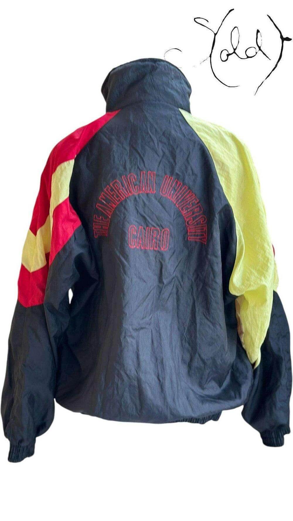 AUC 80s Track Jacket – Vintage Collector’s Piece, Back view | Sold Attire