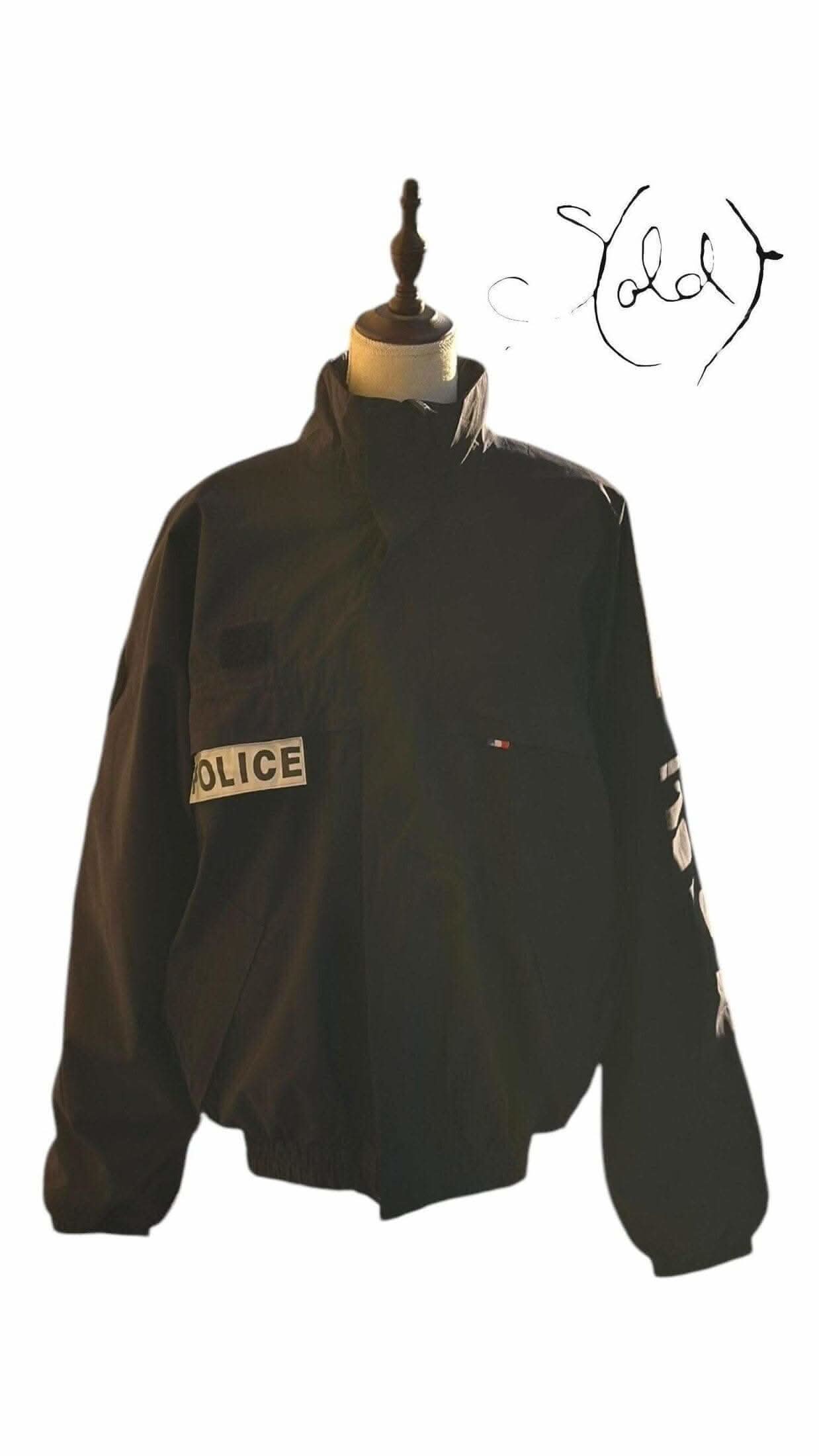 Authentic French Police Jacket - Rare Vintage Find