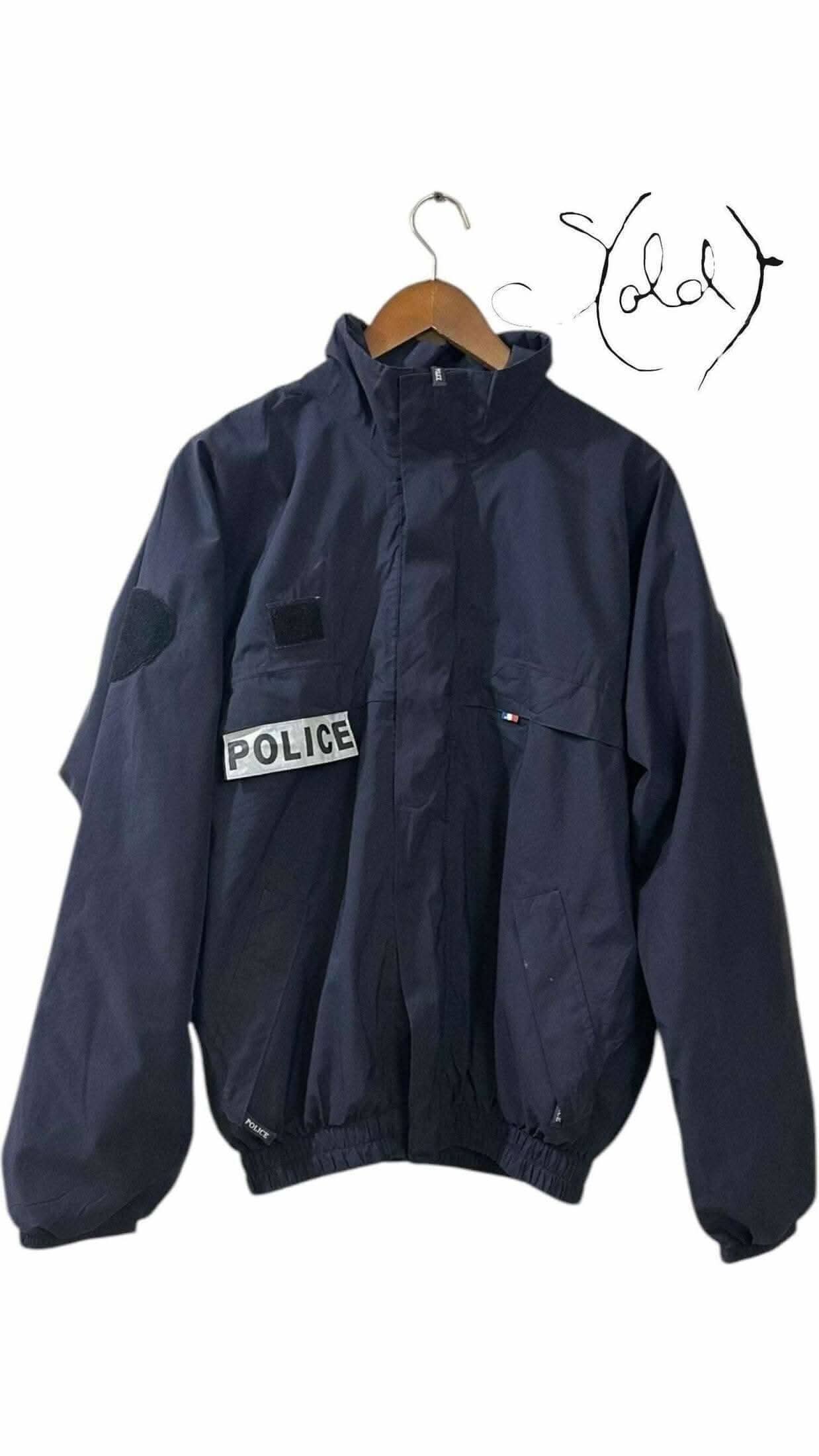 Authentic French Police Jacket - Rare Vintage Find