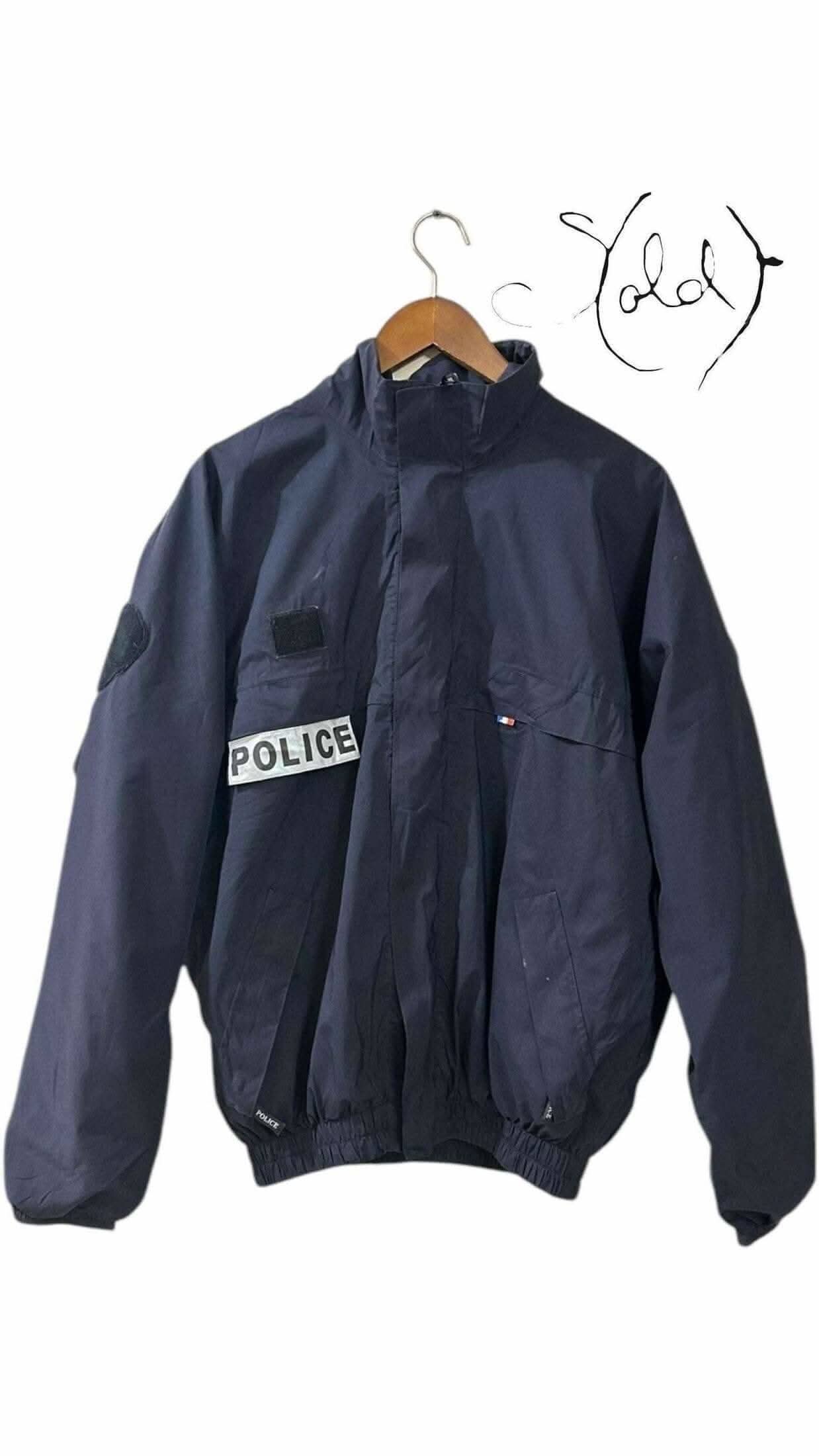 Authentic French Police Jacket - Rare Vintage Find