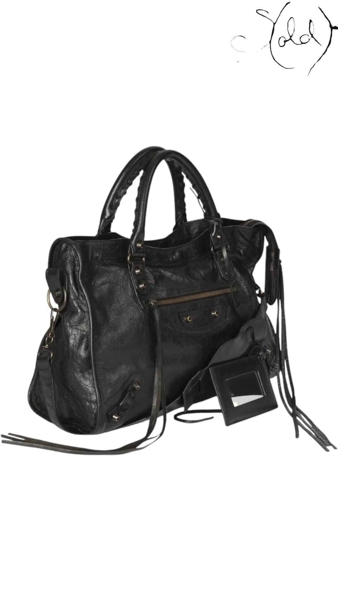 Balenciaga Leather Bag | Balenciaga City Bag | Sold Attire