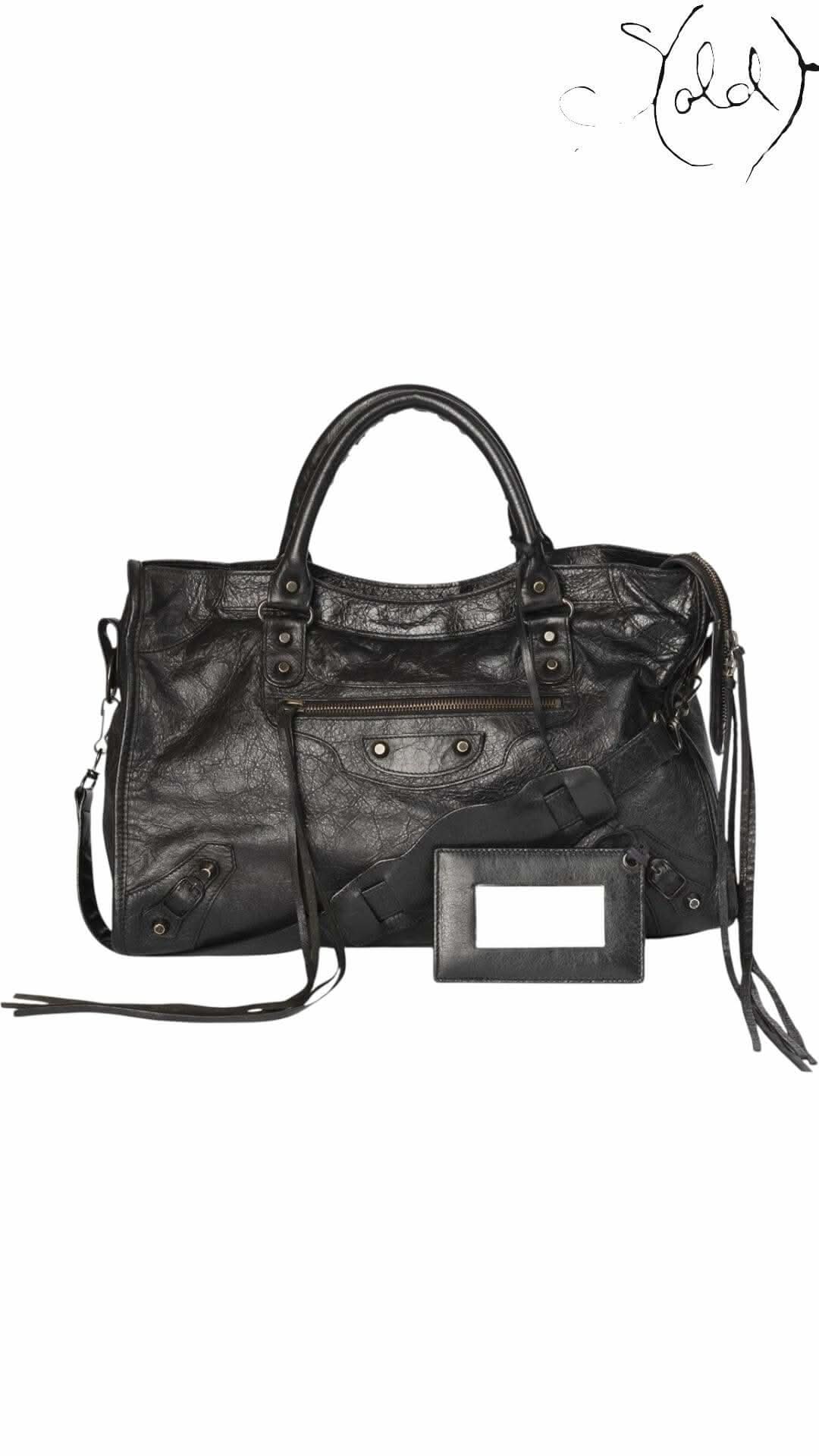 Balenciaga Leather Bag | Balenciaga City Bag | Sold Attire