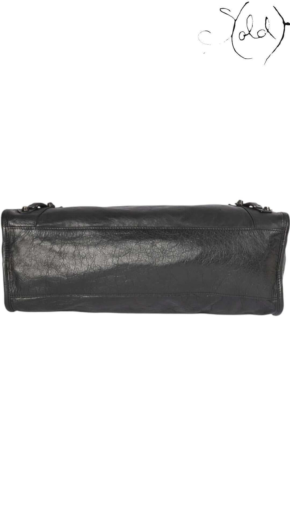 Balenciaga City Classic – Refinished Agneau Leather, Interior view | Sold Attire