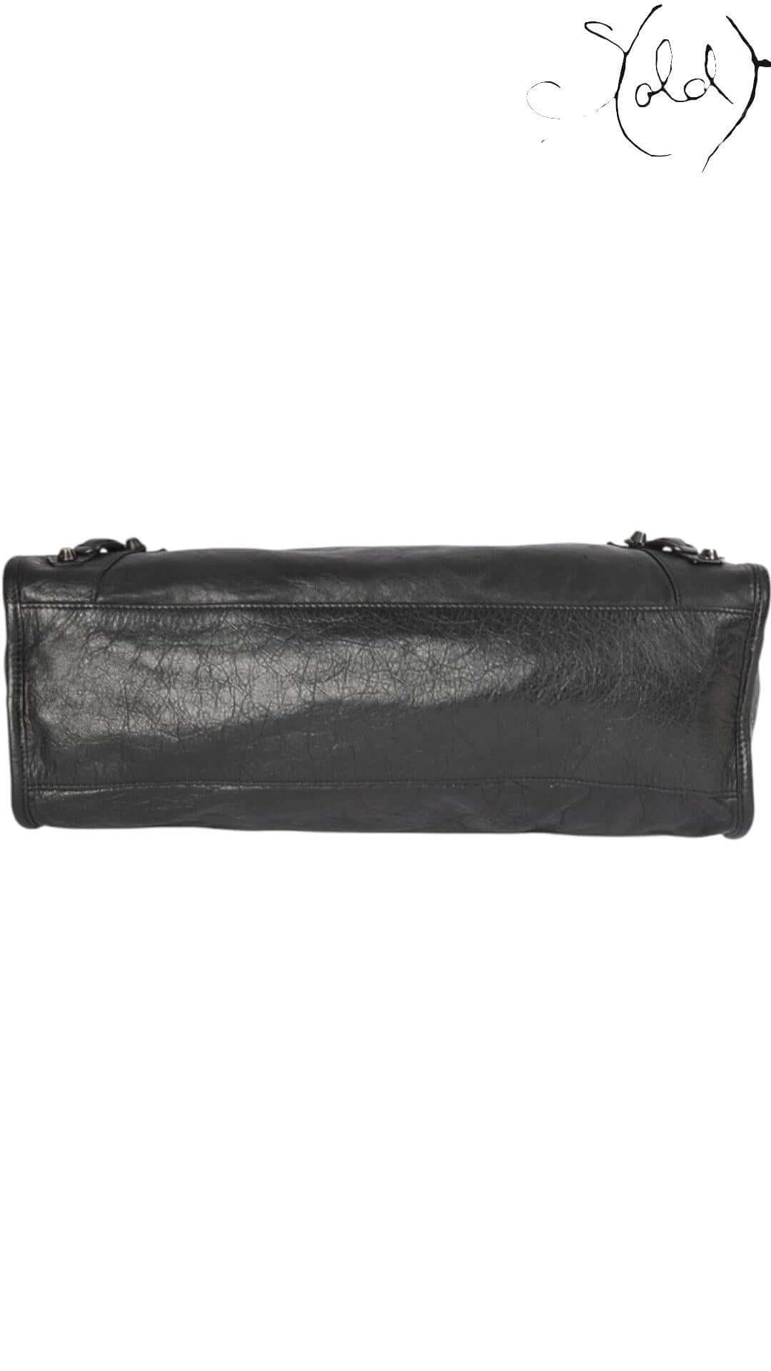Balenciaga City Classic – Refinished Agneau Leather, Interior view | Sold Attire