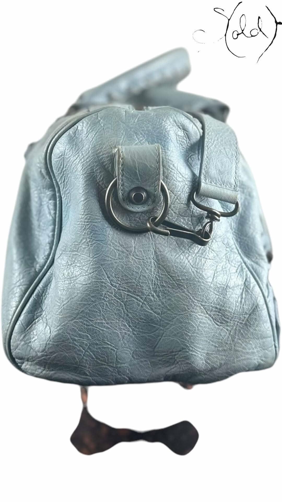 Balenciaga Classic City – Powder Blue Agneau | Sold Attire - Sold Attire