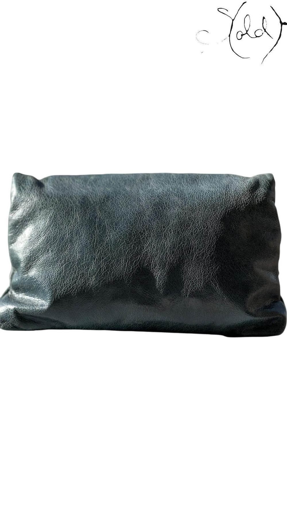 Balenciaga Classic Envelope Clutch – Emerald Archive, Back view | Sold Attire