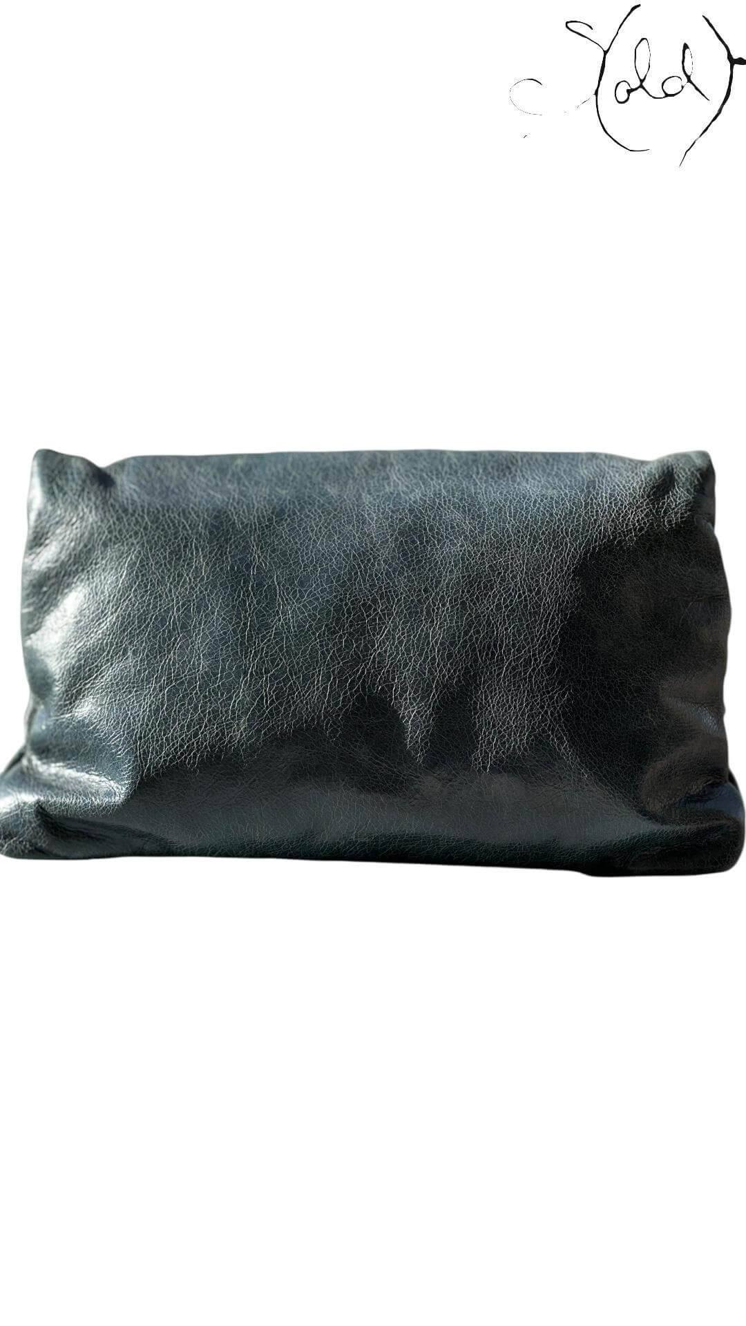 Balenciaga Classic Envelope Clutch – Emerald Archive, Back view | Sold Attire