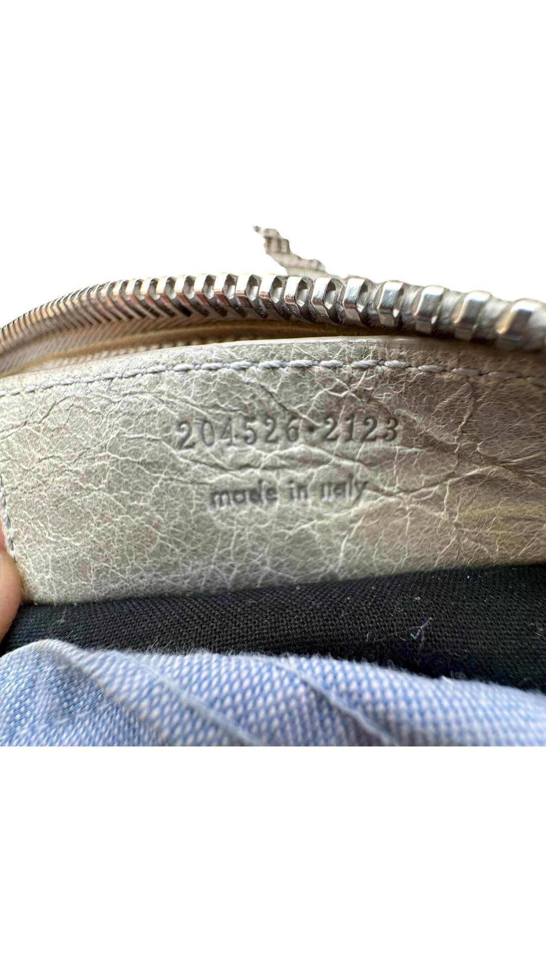 Balenciaga Giant 12 Brogues City – Gris Tarmac Chevre Leather, Detail view | Sold Attire
