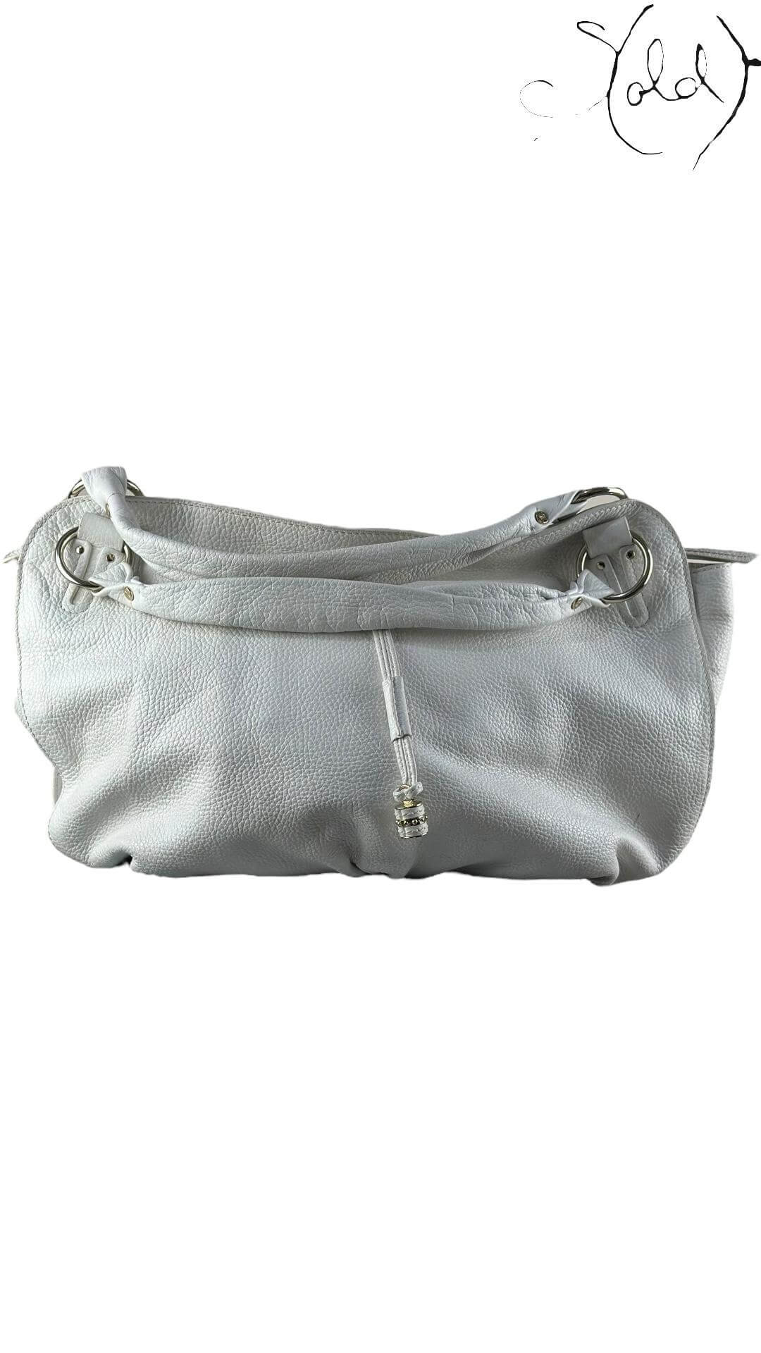 Bittersweet Bag – White Leather (New), Interior view | Sold Attire