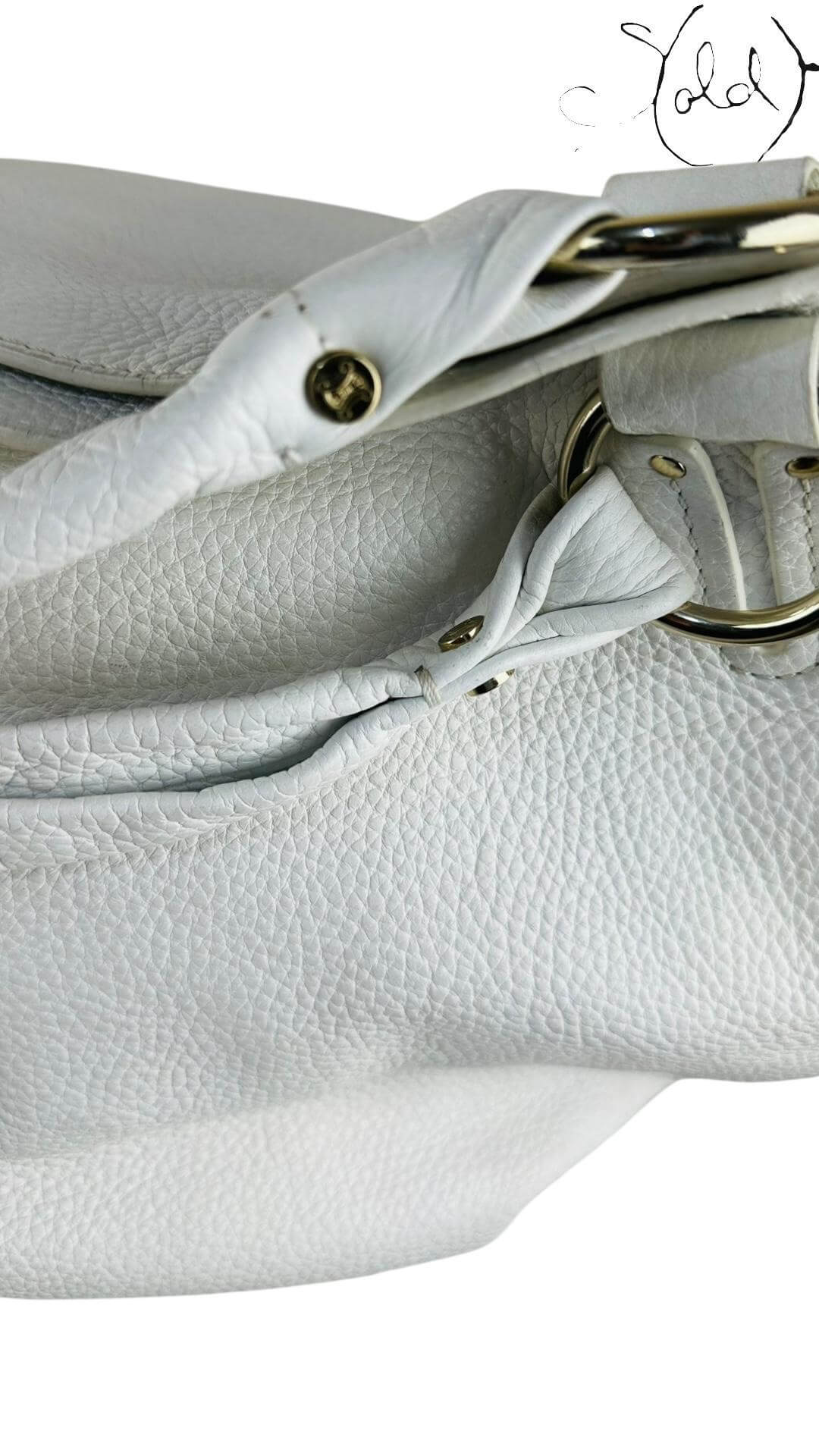 Bittersweet Bag – White Leather (New), Back view | Sold Attire
