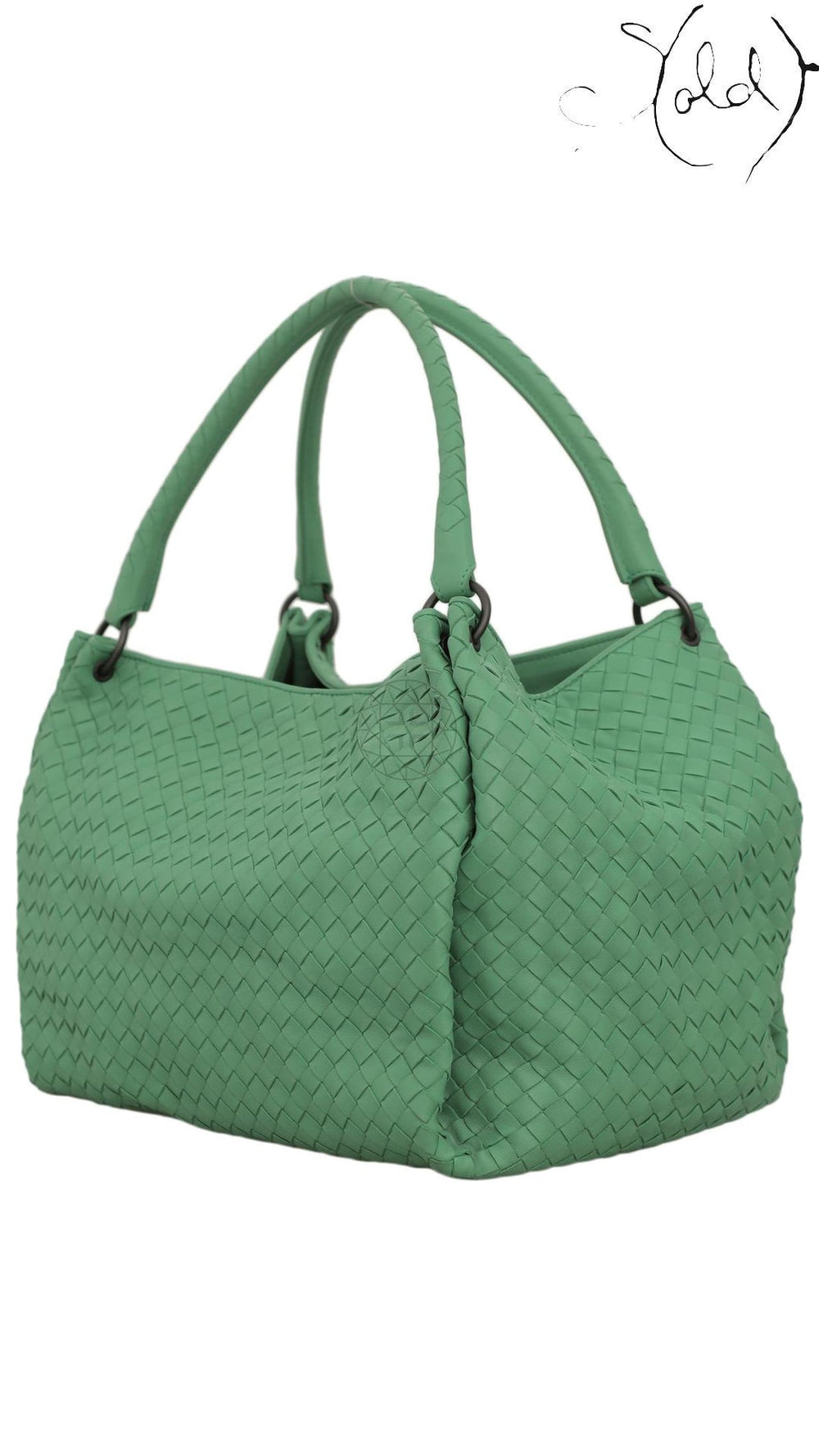 Bottega Veneta Green Intrecciato Shoulder Bag - view 3