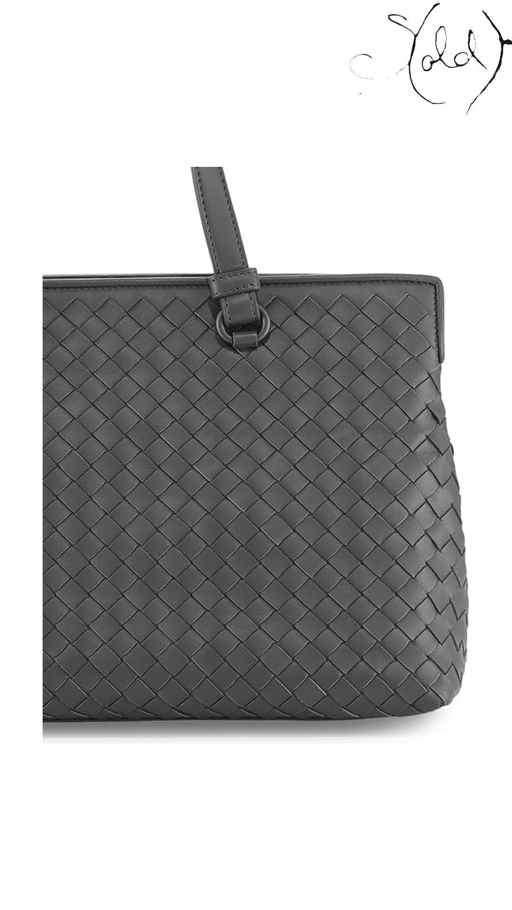 Bottega Veneta Medium Accordion Tote, Intrecciato weave and side structure detail
