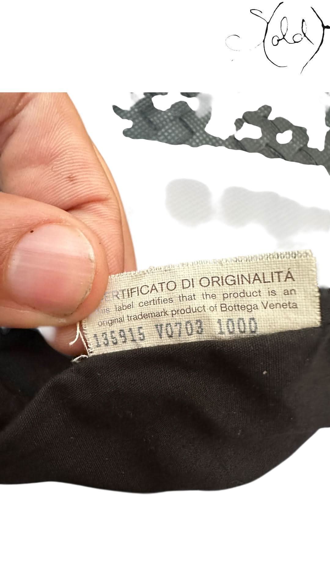 Bottega Veneta Canvas Intrecciato Shoulder Bag | Sold Attire - Sold Attire