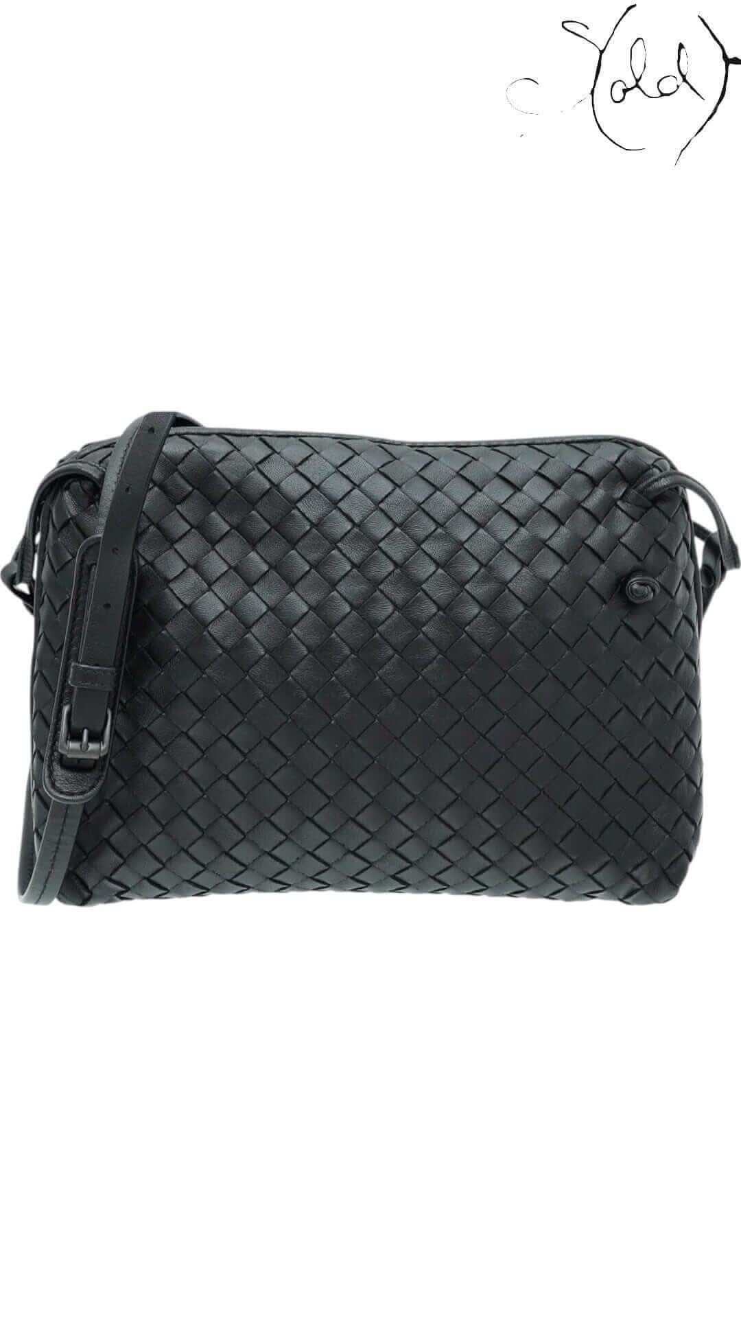 Bottega Veneta Nodini – Black Intrecciato Nappa (Repainted) | Sold Attire - Sold Attire