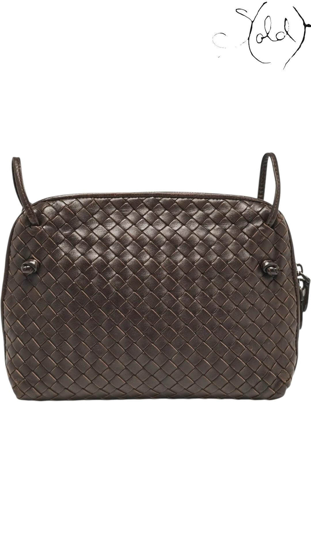 Bottega Veneta Nodini Crossbody – Intrecciato Nappa Leather, Interior view | Sold Attire