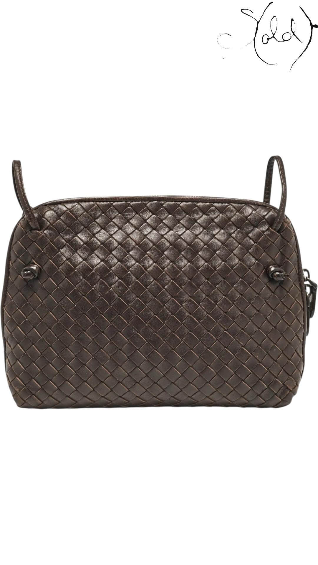 Bottega Veneta Nodini Crossbody – Intrecciato Nappa Leather, Interior view | Sold Attire