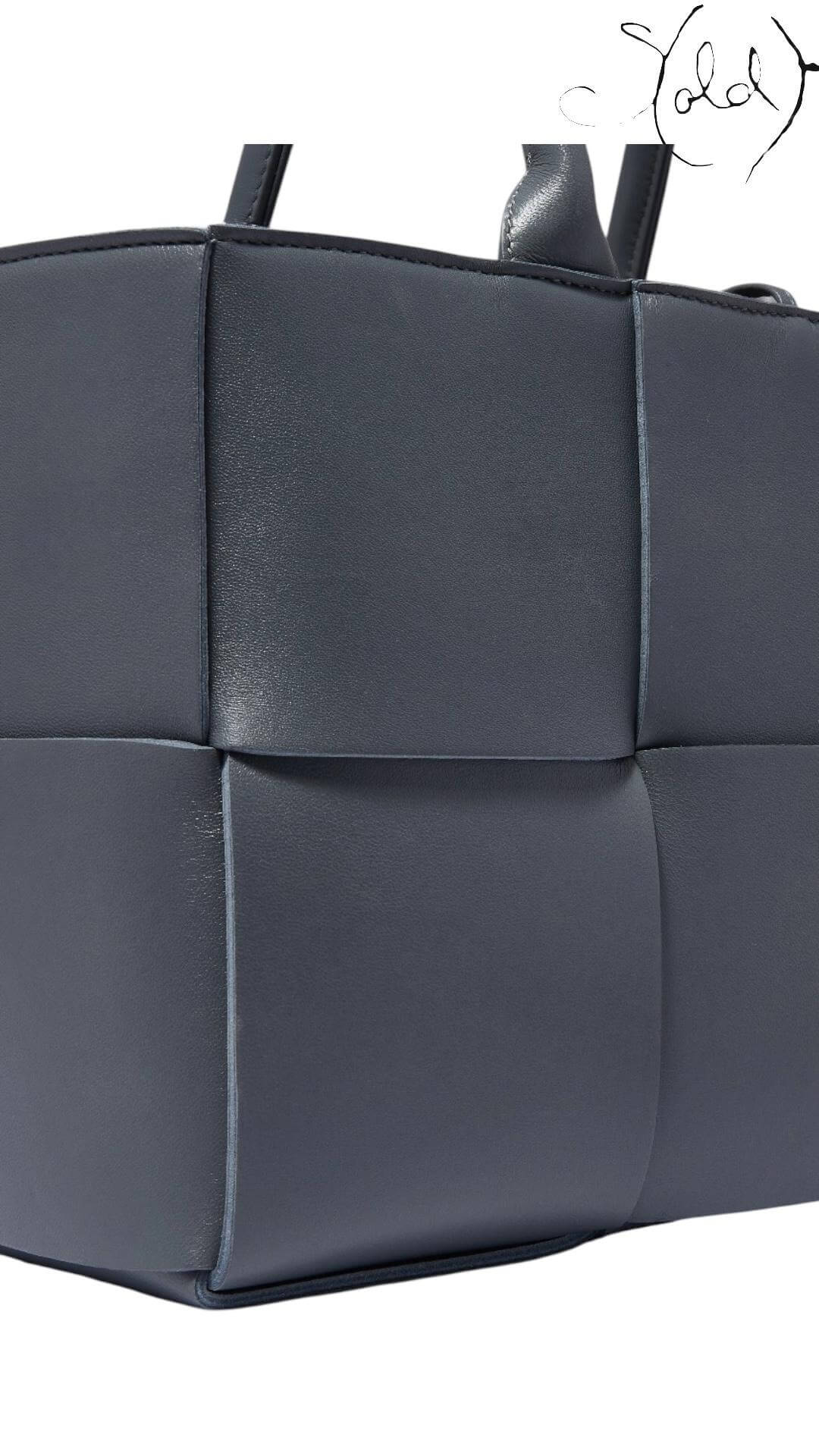 Bottega Veneta Small Intreccio Arco Tote – Archive Essential Edition — Interior view | Sold Attire