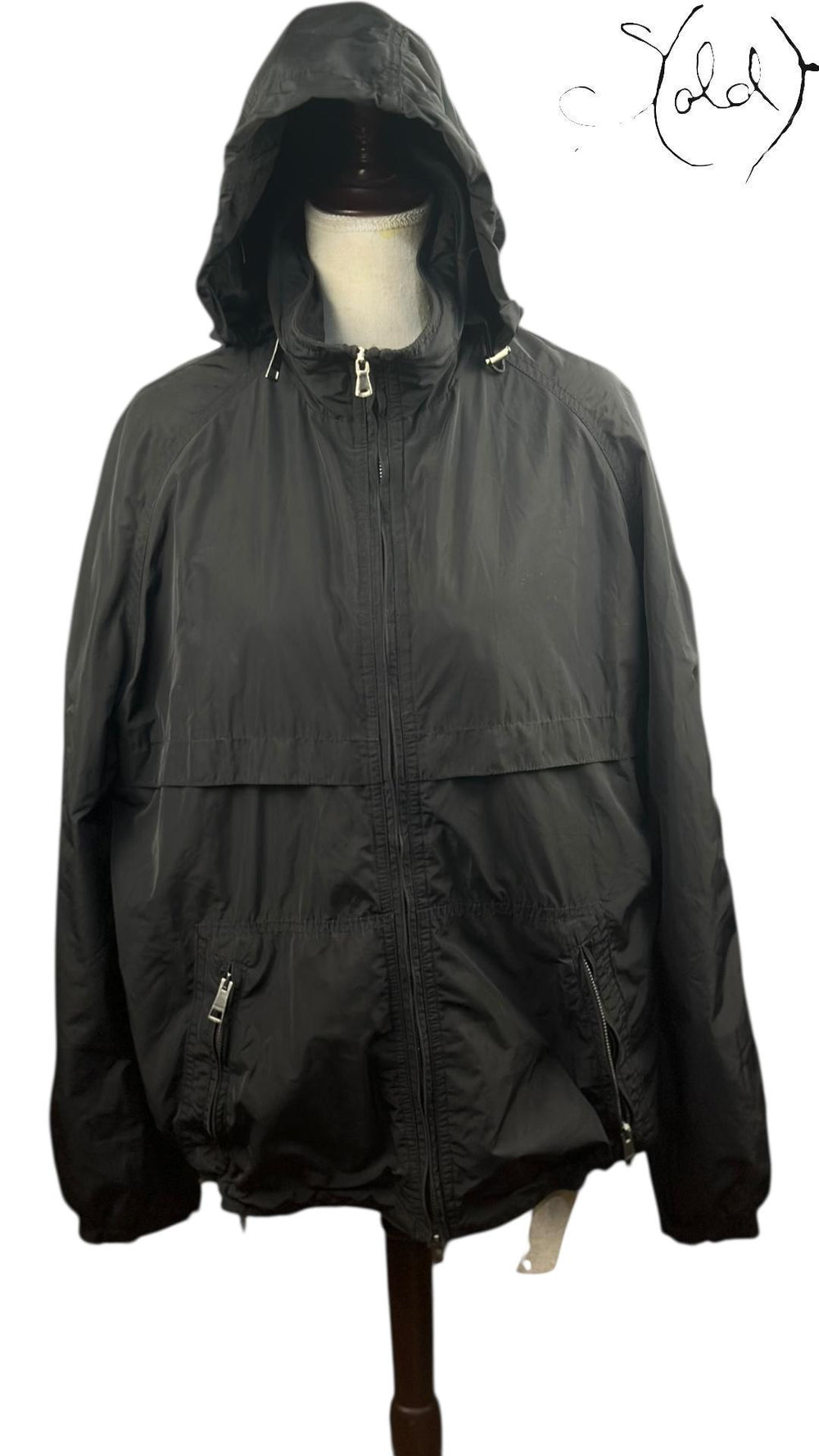 Burberry Brit Black Nylon Jacket, Detail view | Sold Attire