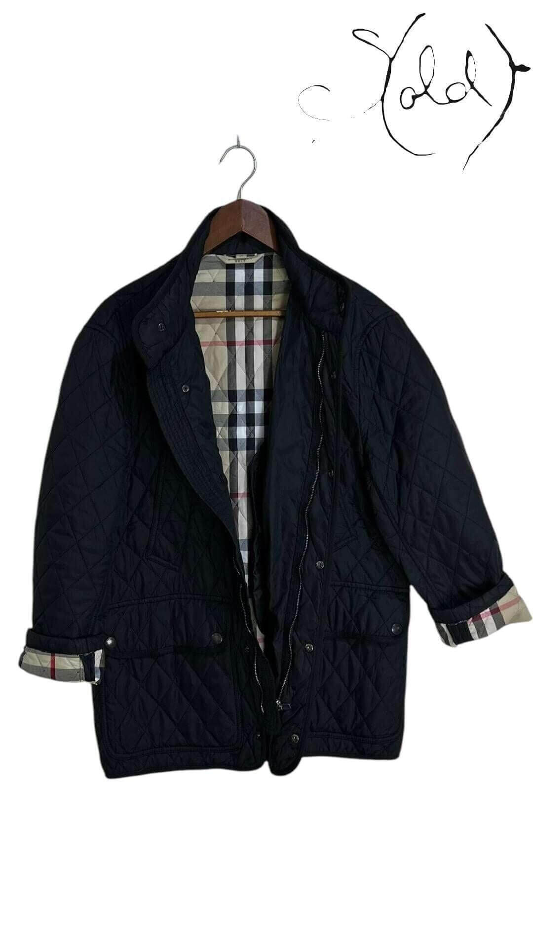 Burberry Brit Quilted Jacket – Understated Luxury, Back view | Sold Attire