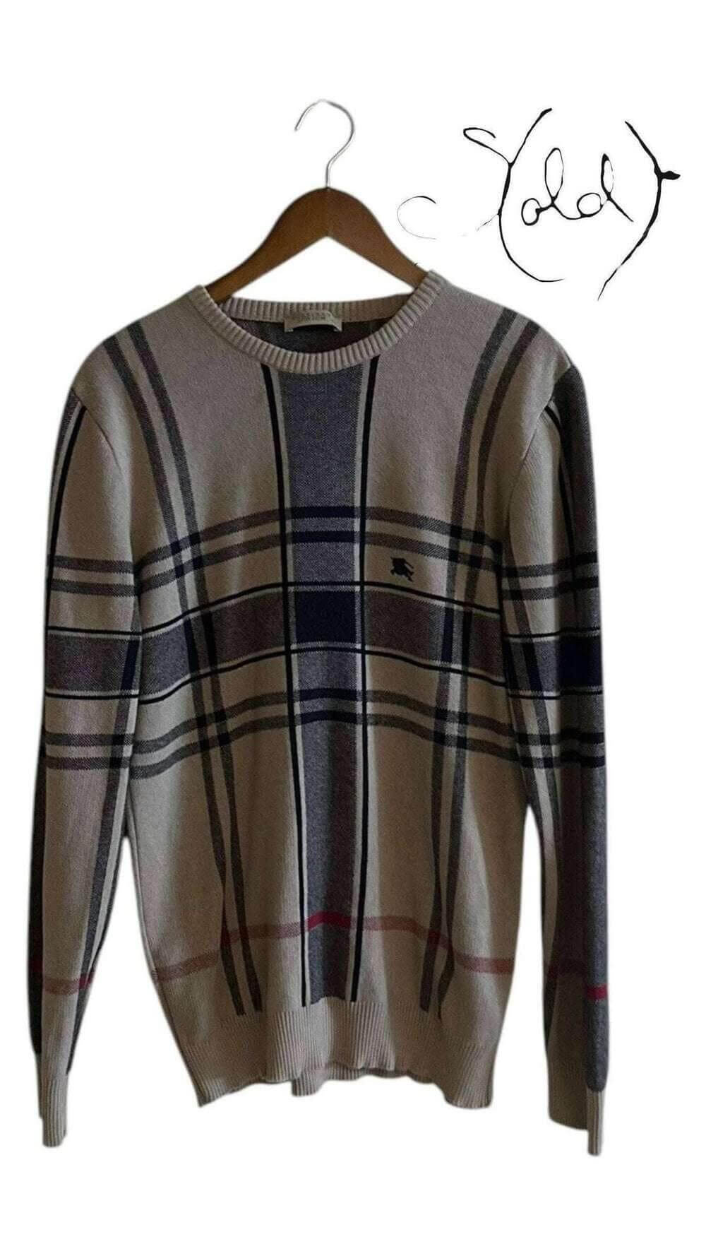 Burberry Checked Jumper – Heritage Classic, Authenticated Pre-Owned | Sold Attire