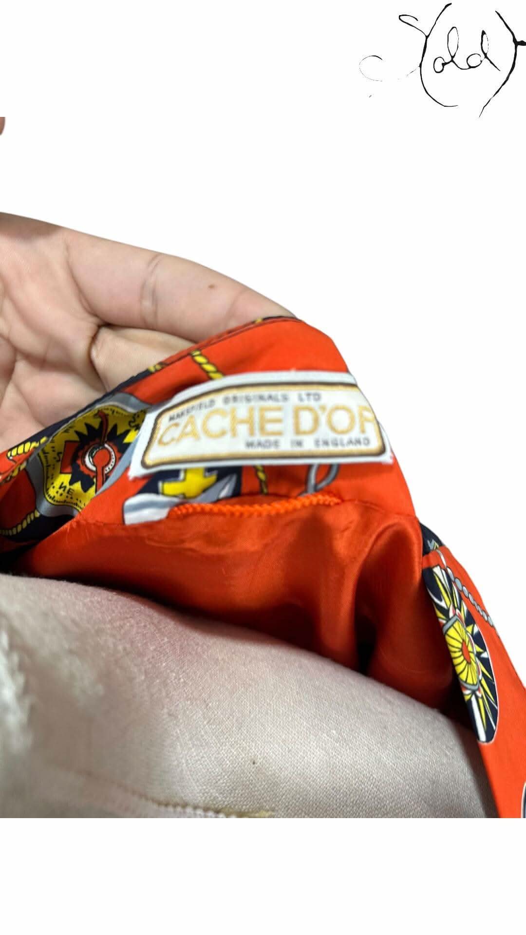 Cache D’Or Chain Blazer – Nautical Print Bold Cut | Sold Attire