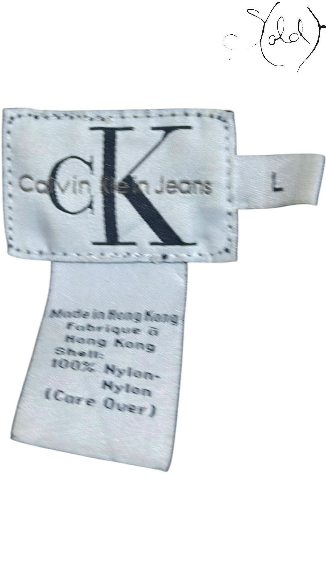 Calvin Klein Jeans Navy Coach Jacket | Sold Attire - Sold Attire