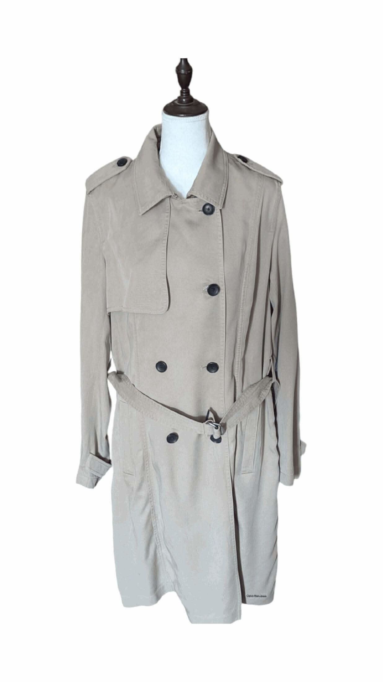 Calvin Klein Trench Coat - Timeless Elegance