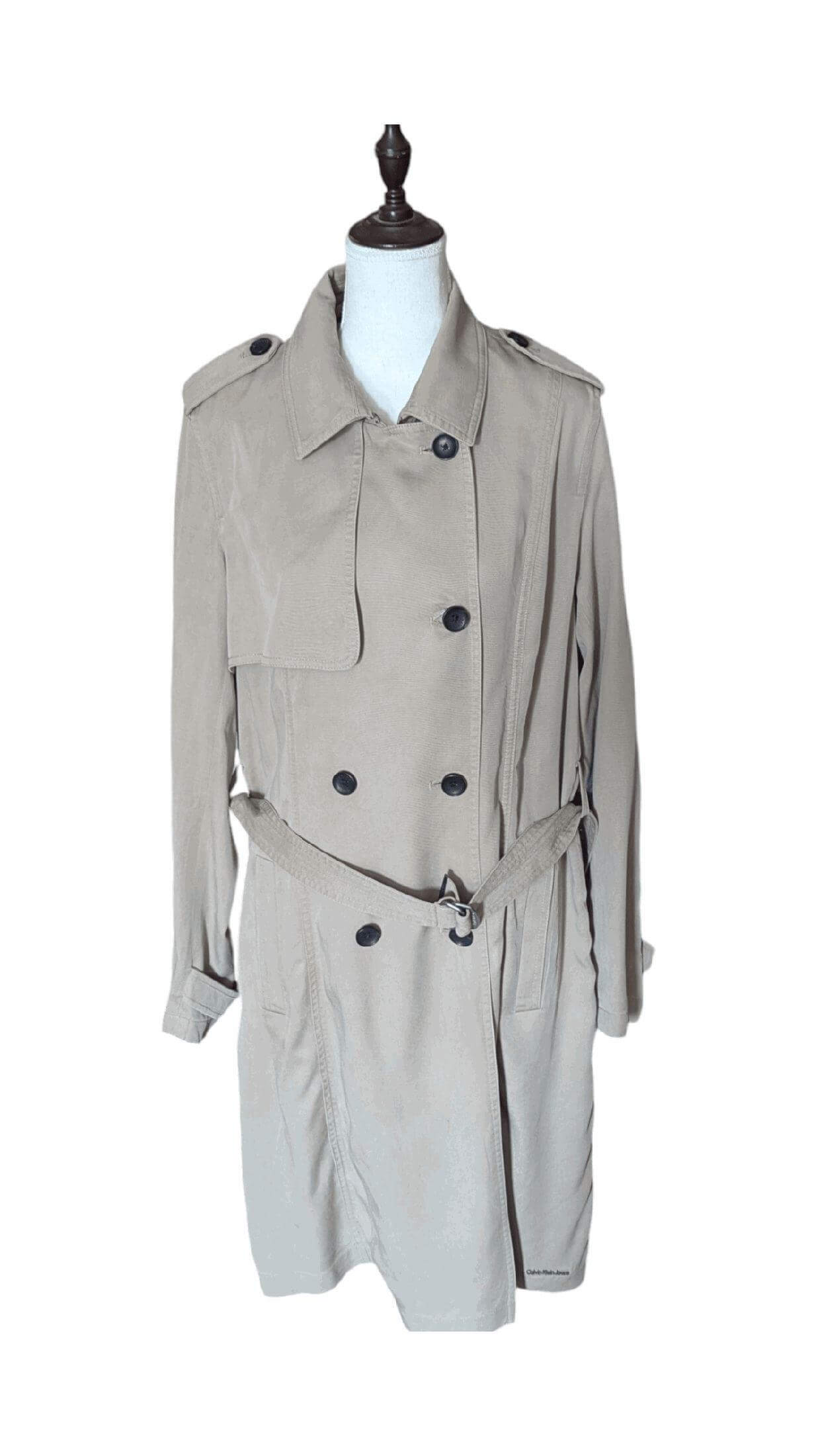 Calvin Klein Trench Coat - Timeless Elegance, Interior view | Sold Attire