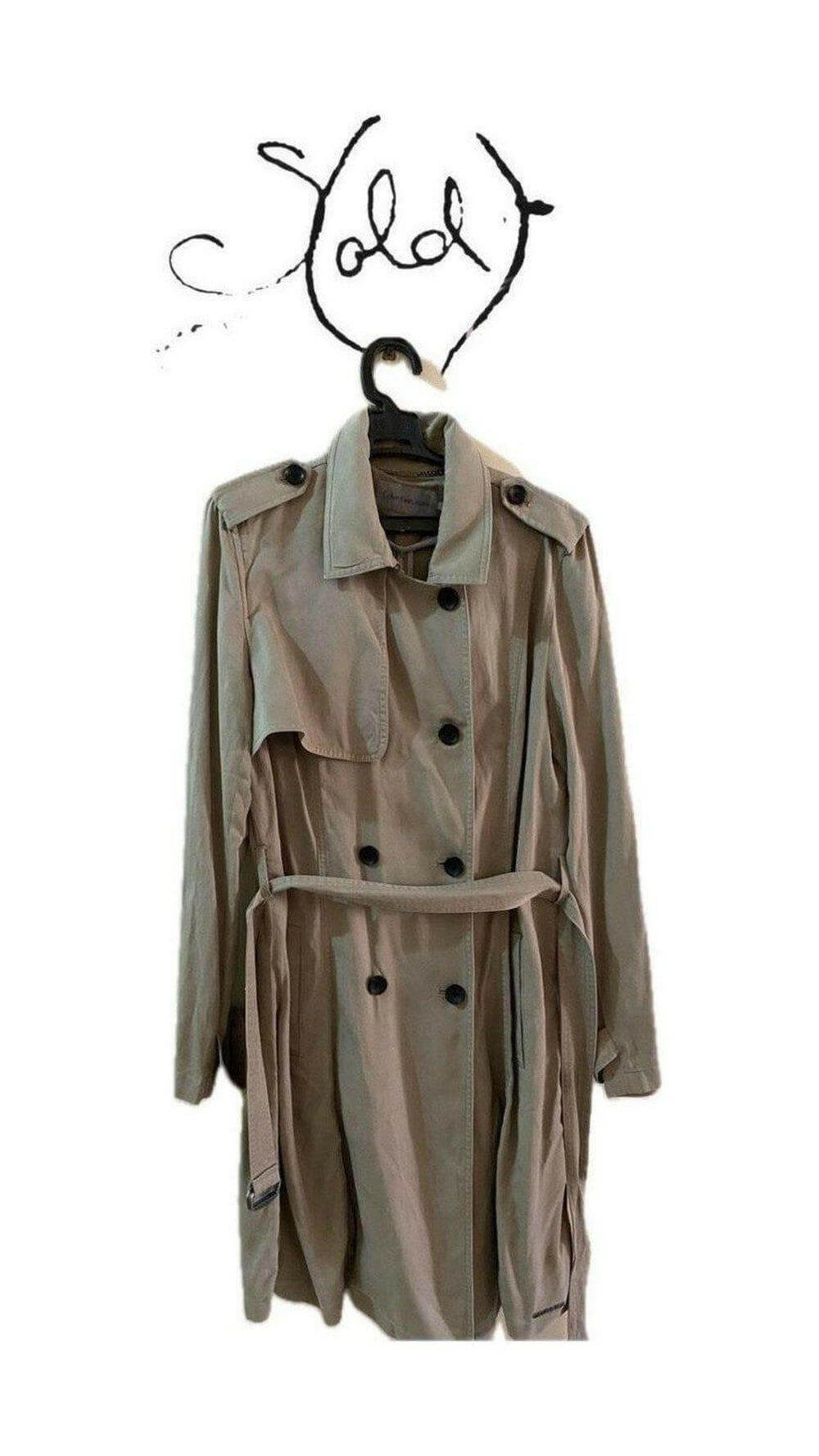 Calvin Klein Trench Coat - Timeless Elegance — Authenticated Pre-Owned | Sold Attire