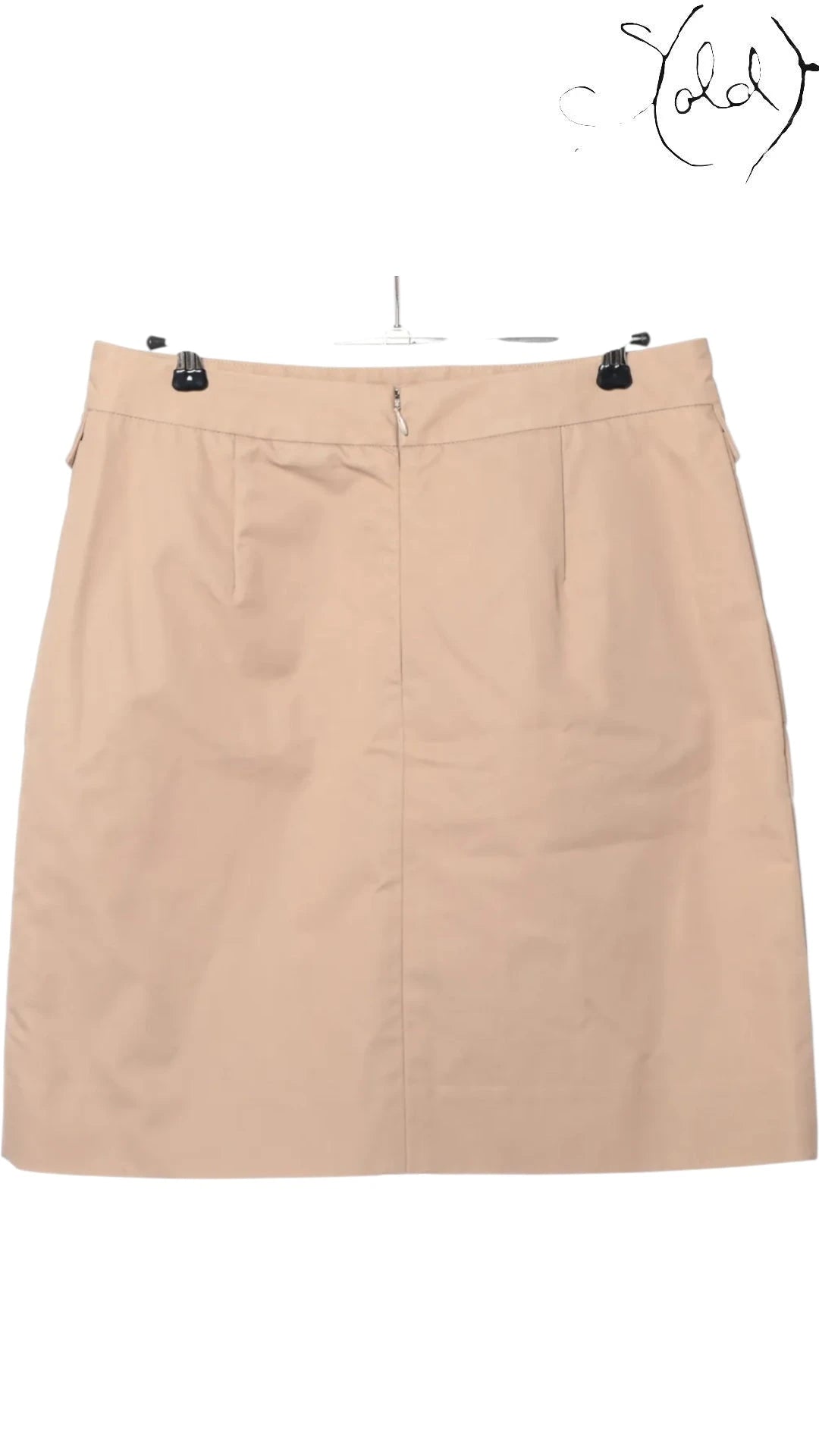 Celine Skirts Celine Phoebe Philo Era Cotton Skirt Size 40 Beige | Sold Attire