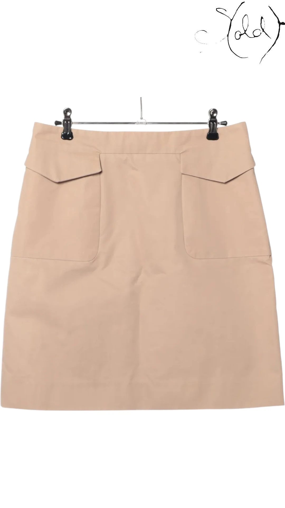 Celine Skirts Celine Phoebe Philo Era Cotton Skirt Size 40 Beige | Sold Attire