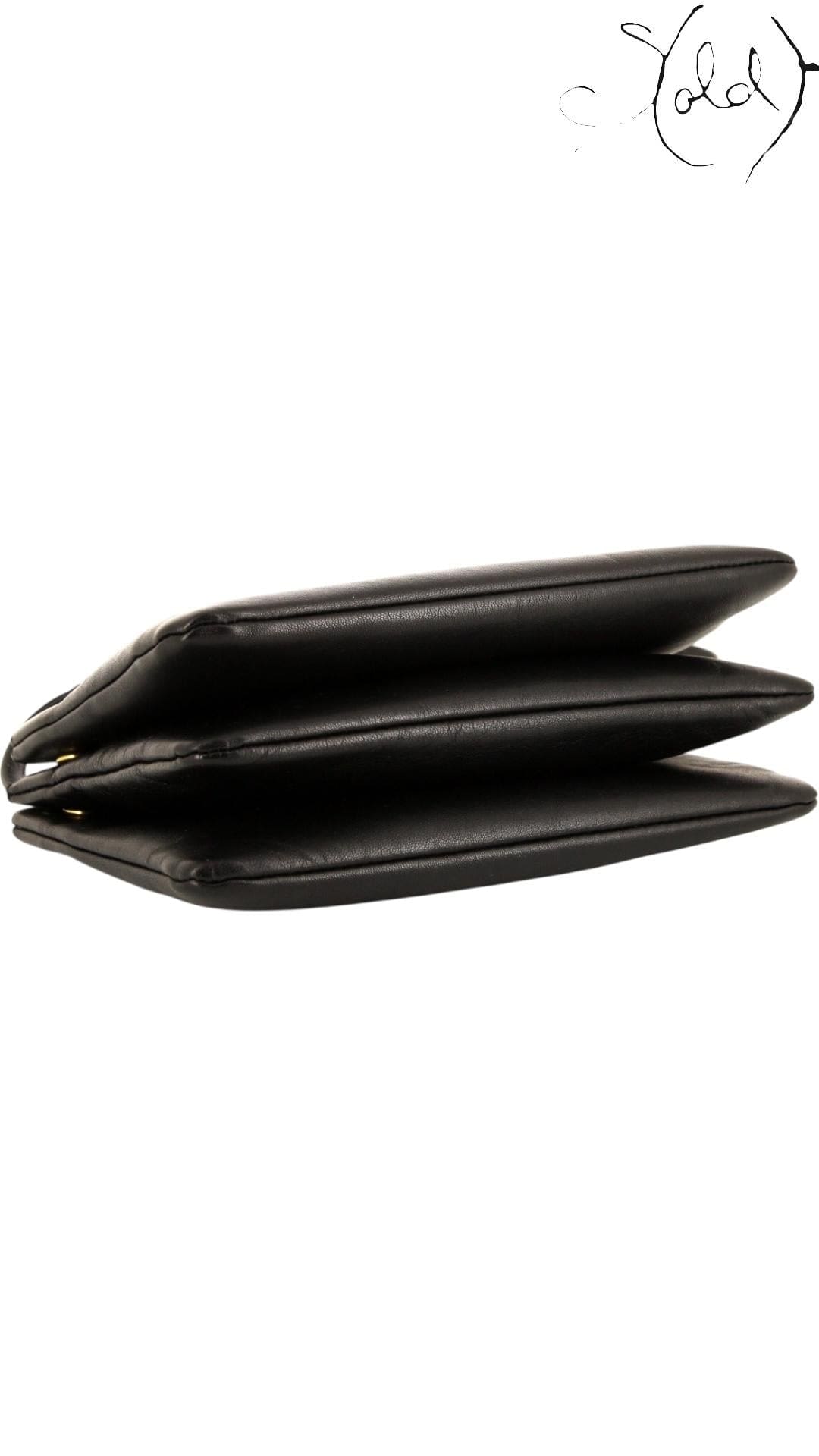 CELINE Trio Small Shoulder Bag – Classic Minimalism, Base view | Sold Attire