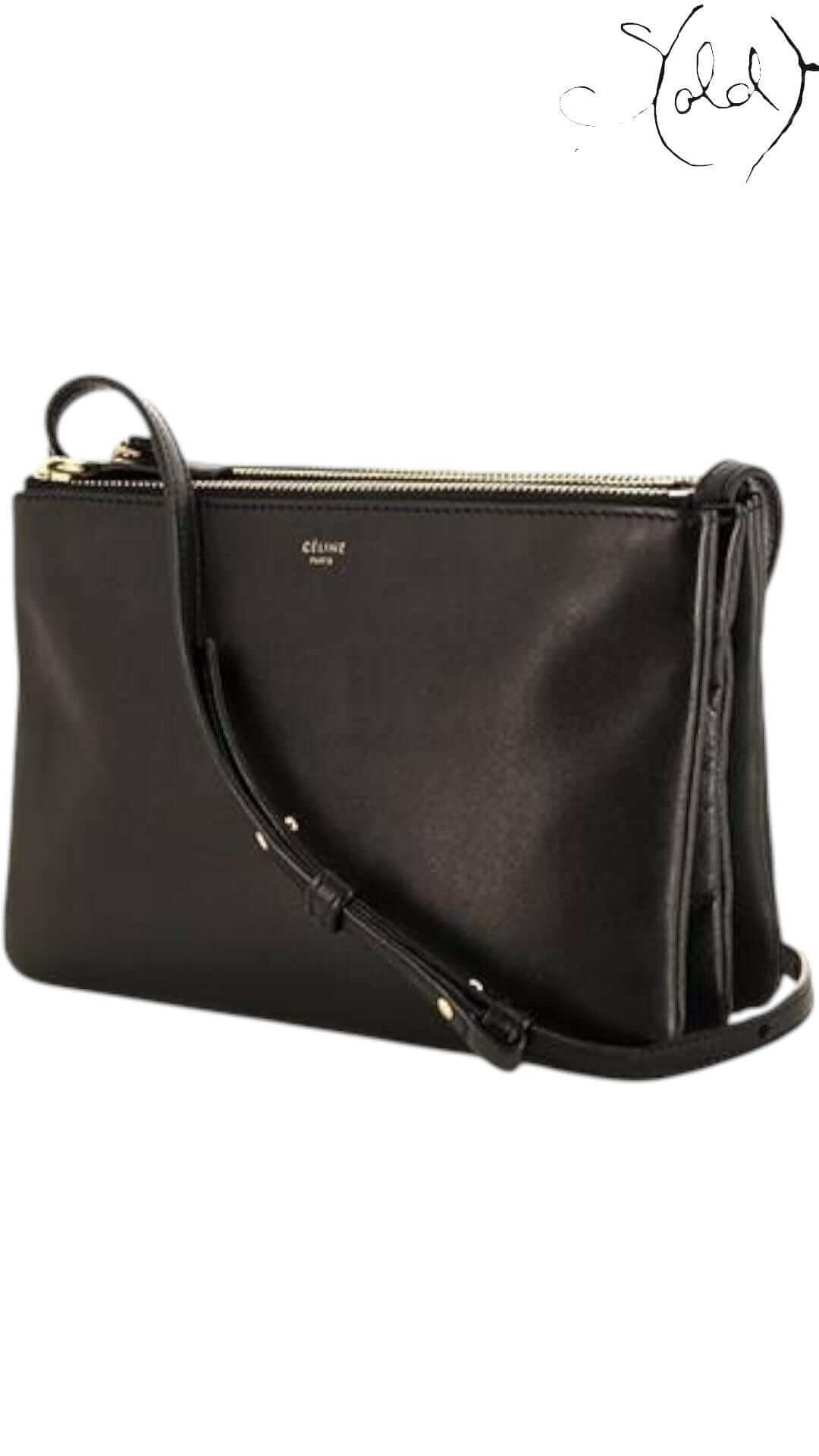 CELINE Trio Small Shoulder Bag – Classic Minimalism, Authenticated Pre-Owned | Sold Attire