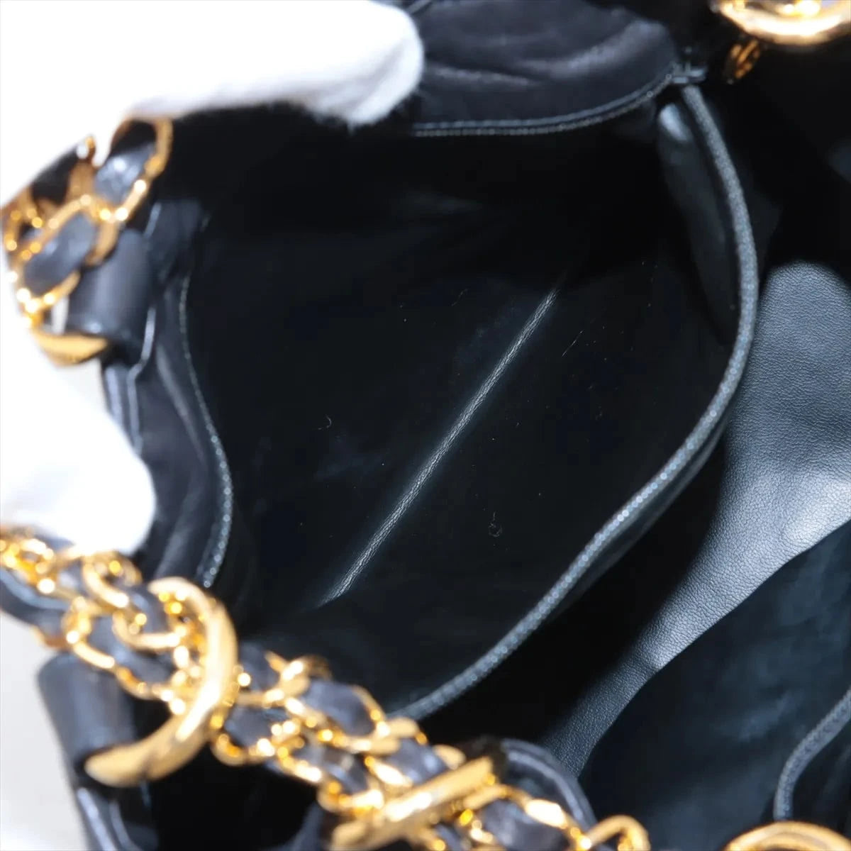 Chanel 1-Series Matelassé Canvas Shoulder Bag, Close-up | Sold Attire