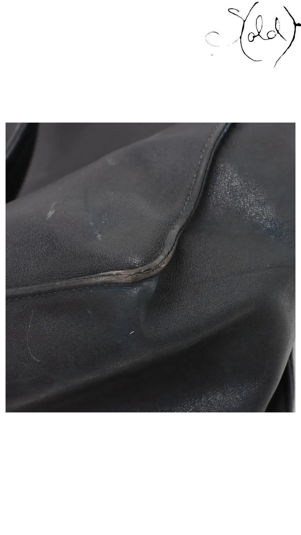 Chanel Coco Mark black leather tote bag - view 12