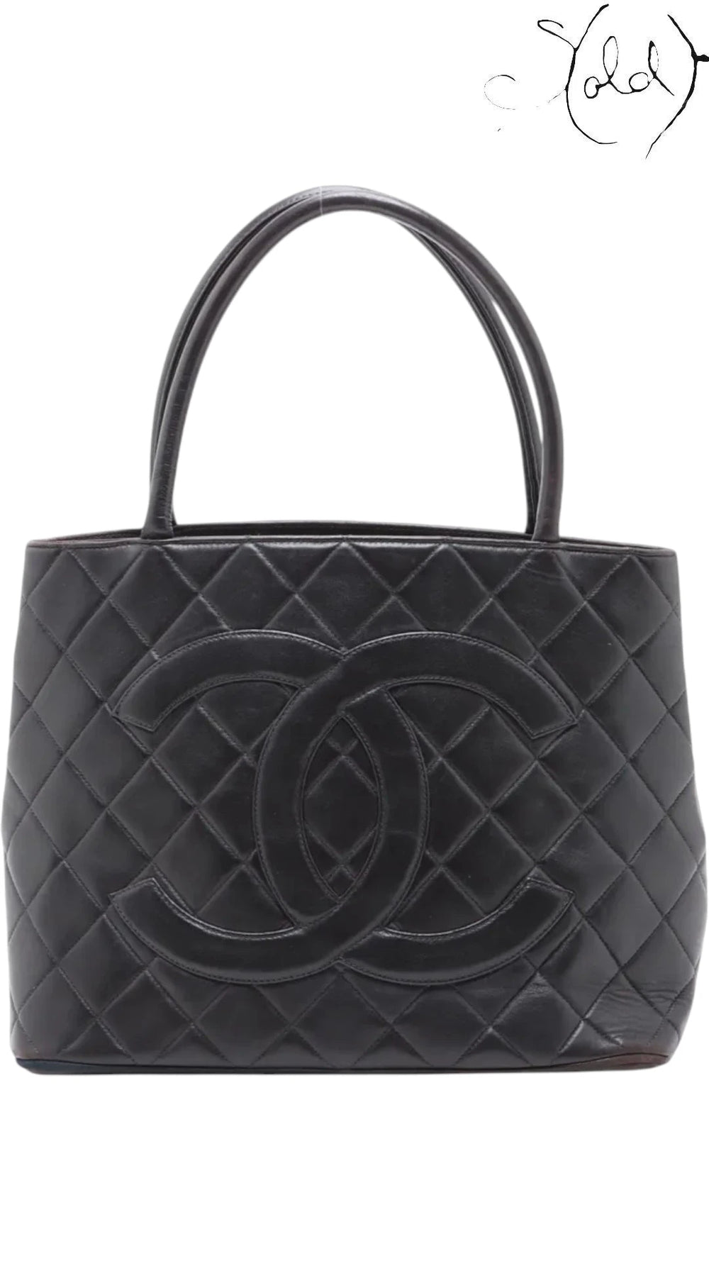 Chanel Medallion Tote Black Quilted Lambskin Silver Hardware Mid-2000s, Serial number | Sold Attire