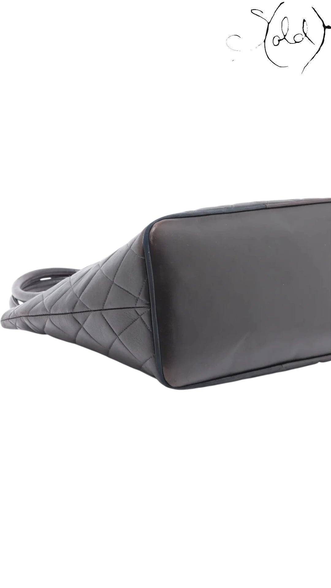 Chanel Medallion Tote Black Quilted Lambskin Silver Hardware Mid-2000s — Authenticity card | Sold Attire