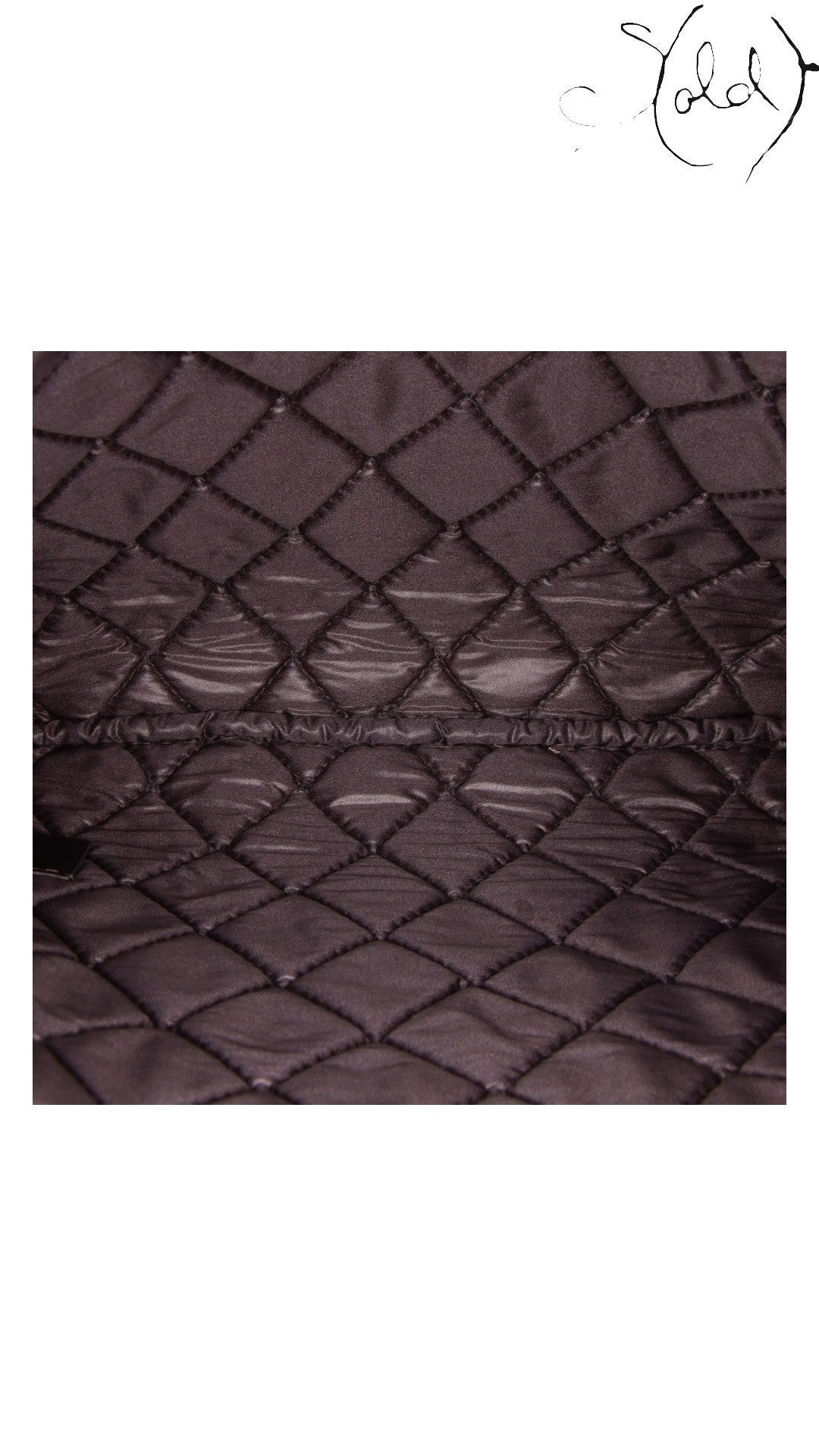 Chanel Black Quilted Caviar Leather Clutch 2017-2018 Made in Italy, Hardware detail | Sold Attire
